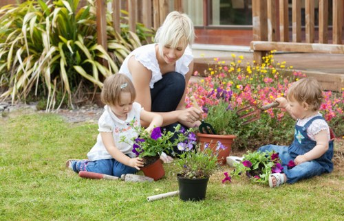 Weed control and tidy-up services for a Harlesden outdoor space