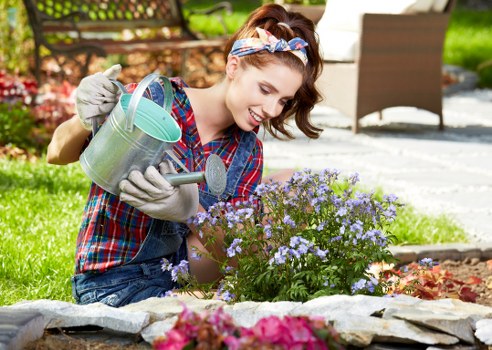 Local garden care team maintaining outdoor space in Harlesden