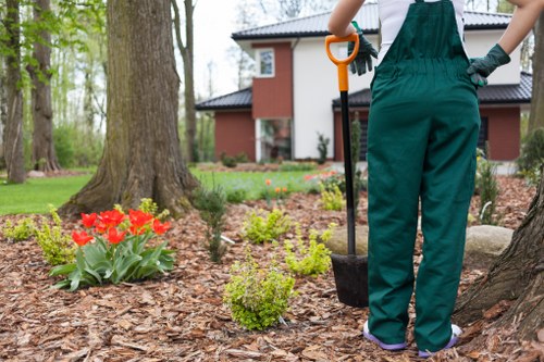 Reused garden materials prepared for charity donation